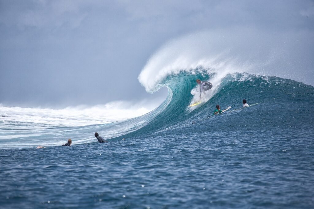 surf, surfing, big wave, surfer, nature, splash, the indian ocean, beach, water, indonesia